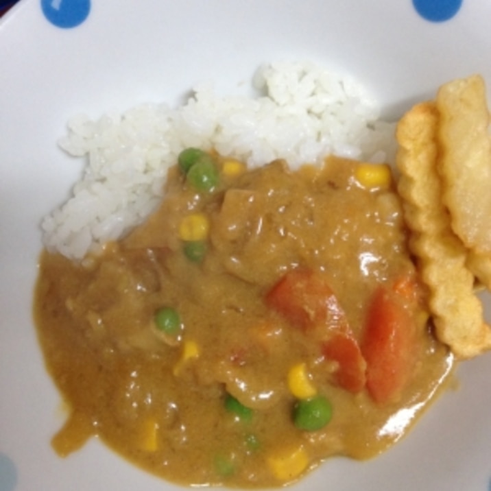 取り分け子供カレー